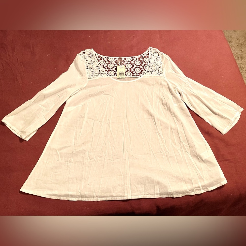 Stetson Lacy Cotton Blouse